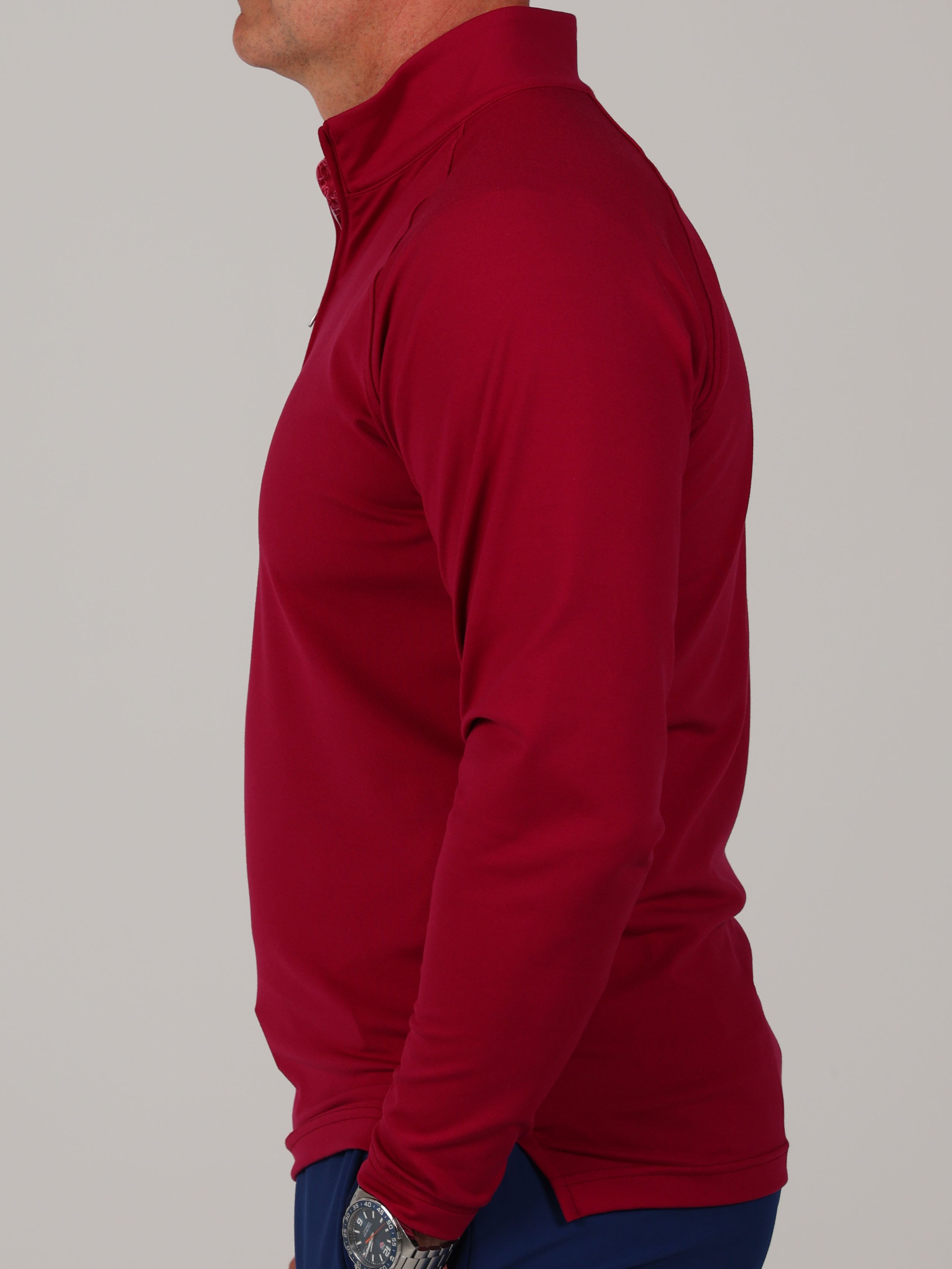 トップス ROSS LOUIE- MID WEIGHT 1/4 ZIP PULLOVER | Donald Ross