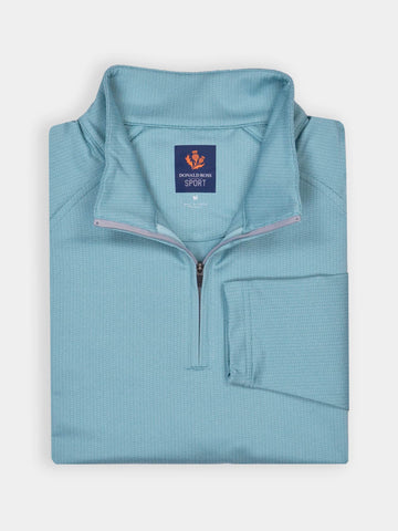 Textured 1/4 Zip Pullover - Sport Fit -
