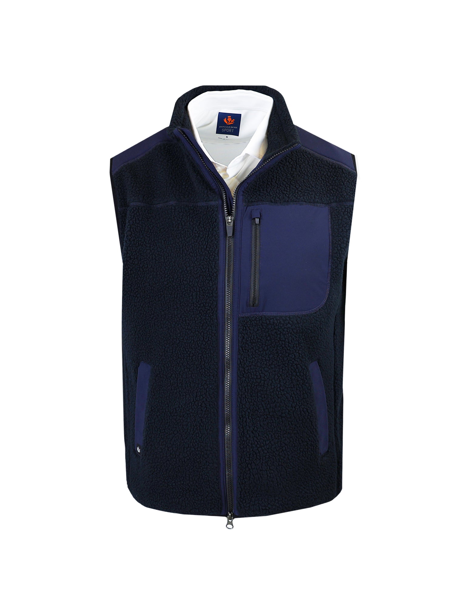 Jonas Sherpa Vest - Sport Fit | Donald Ross Sportswear