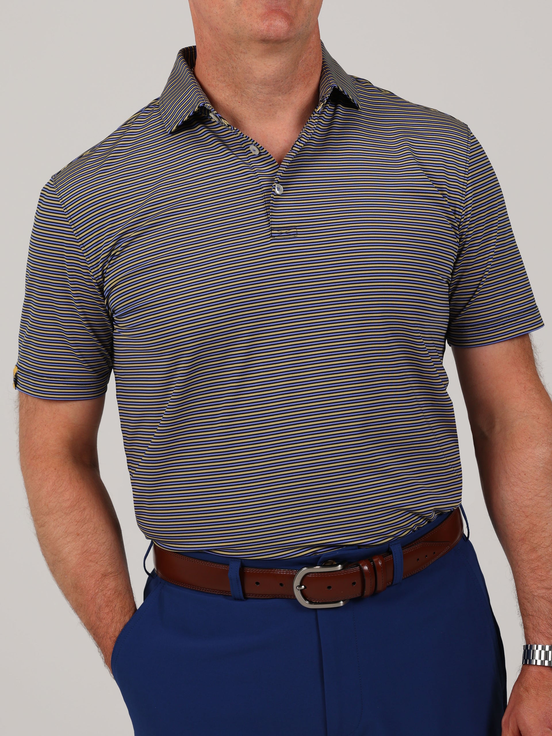 CODY-MULTI STRIPE 3 BUTTON VERTICAL STRIPE CO