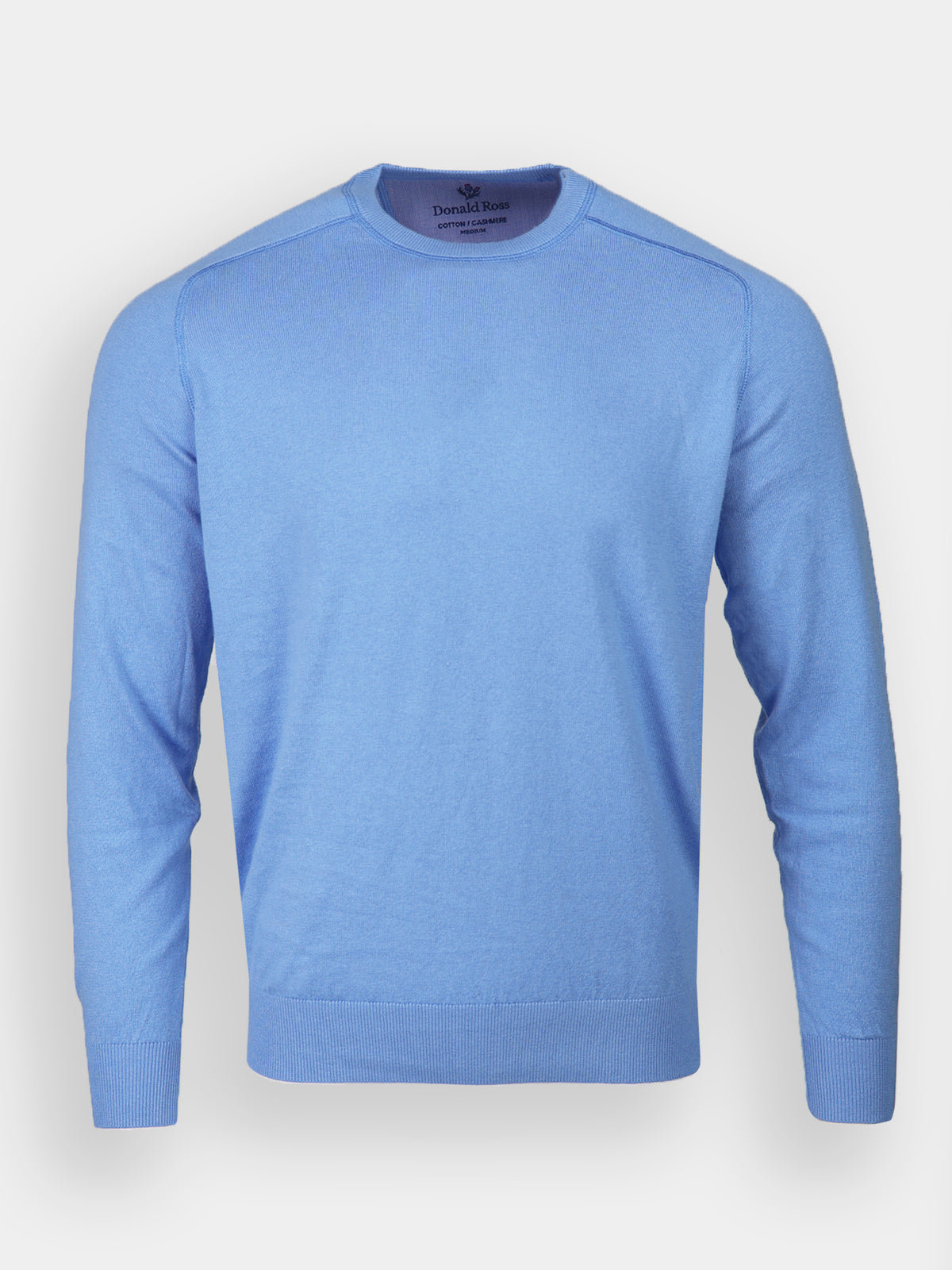 Cotton Cashmere Crewneck - Sport Fit | Donald Ross Sportswear