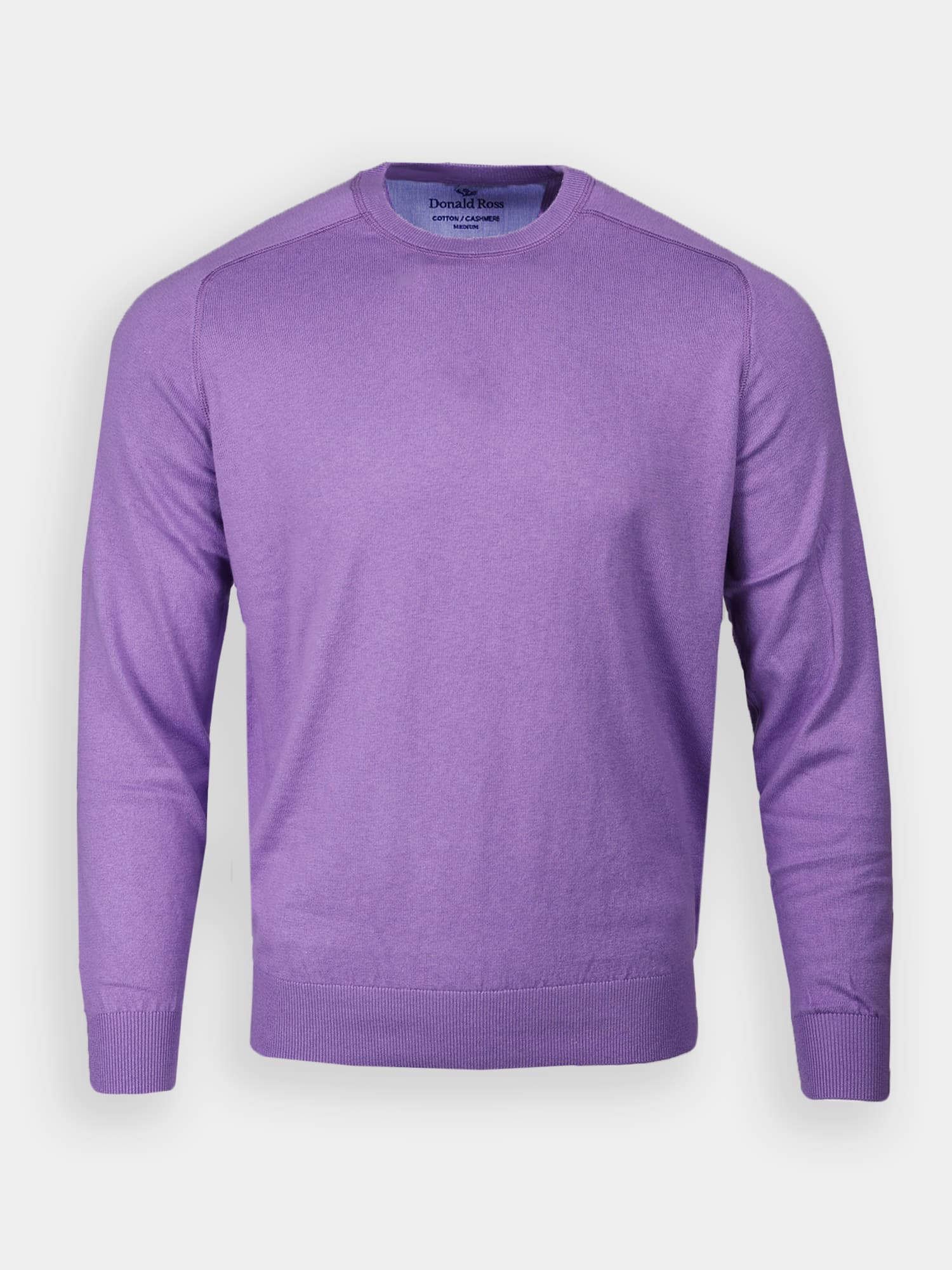 Cotton Cashmere Crewneck - Sport Fit