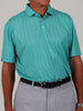 Simon baby pique floral print, a golf polo featuring a collar and cuffs