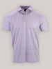 Simon baby pique floral print, a golf polo featuring a pink and white shirt