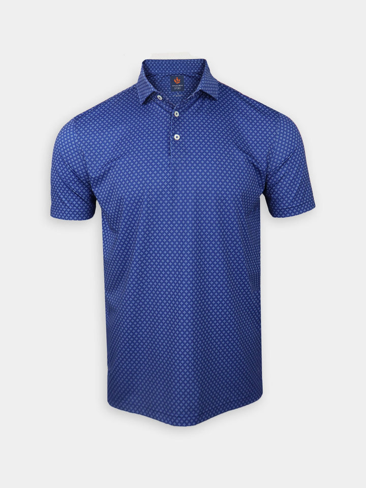 Men's Golf Polo - Diamond Print