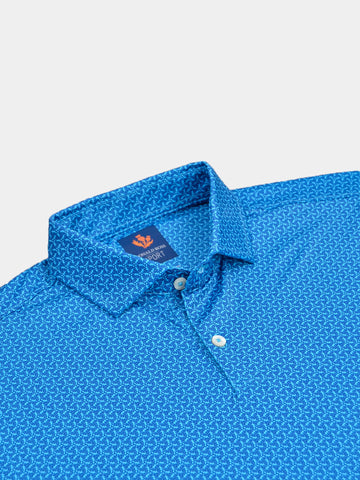 Hector Polo - Lizard Print Polo - Sport Fit | Donald Ross Sportswear