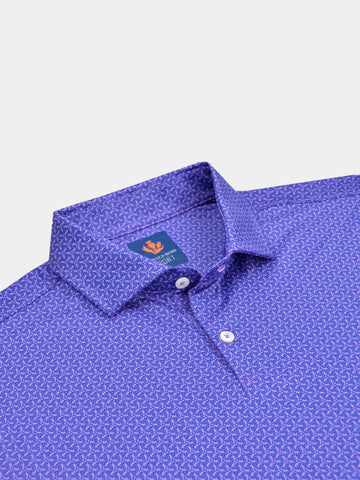 Hector Polo - Lizard Print Polo - Sport Fit | Donald Ross Sportswear