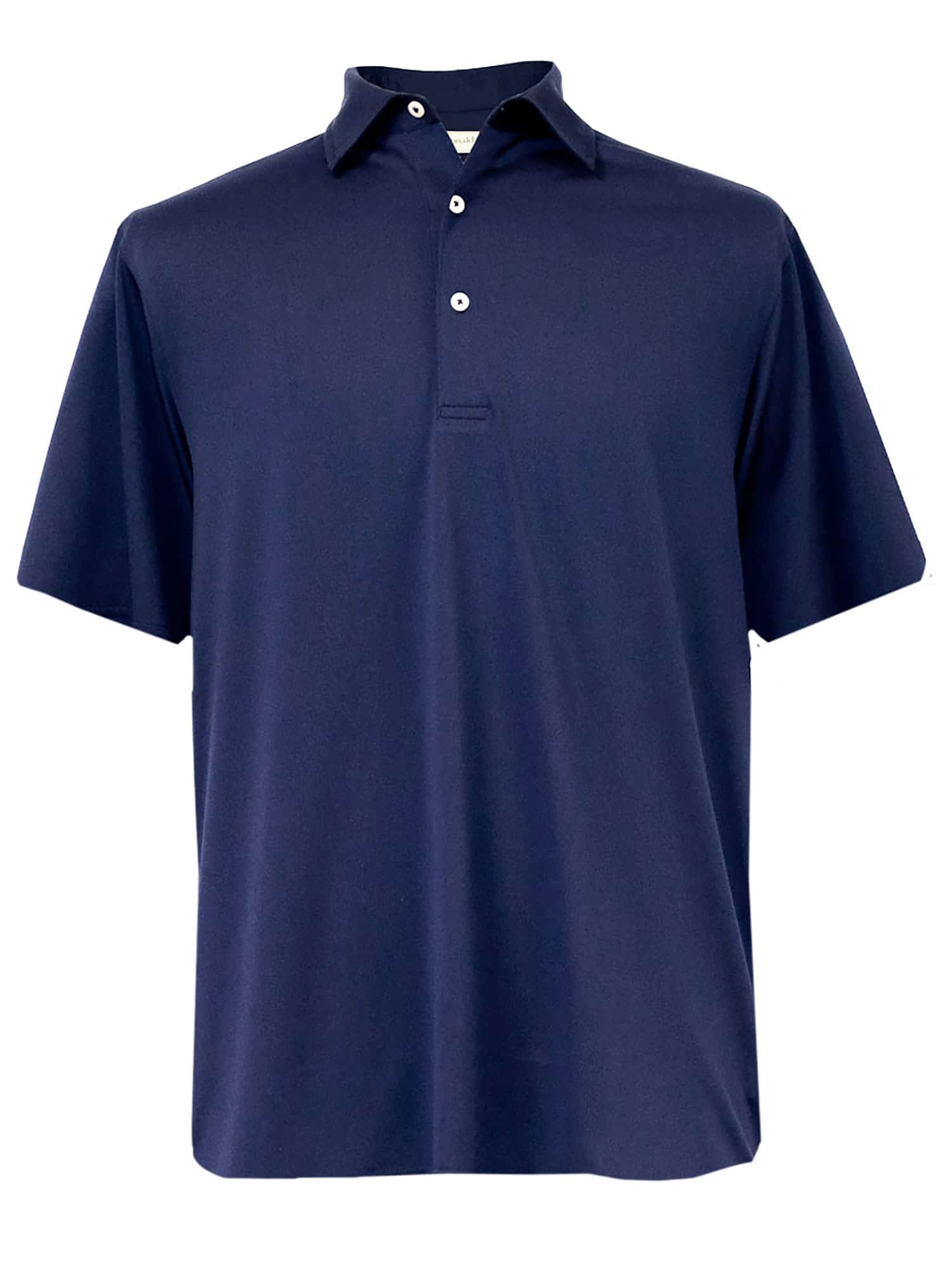 Solid Self Collar Performance Jersey - Donald Ross Sportswear