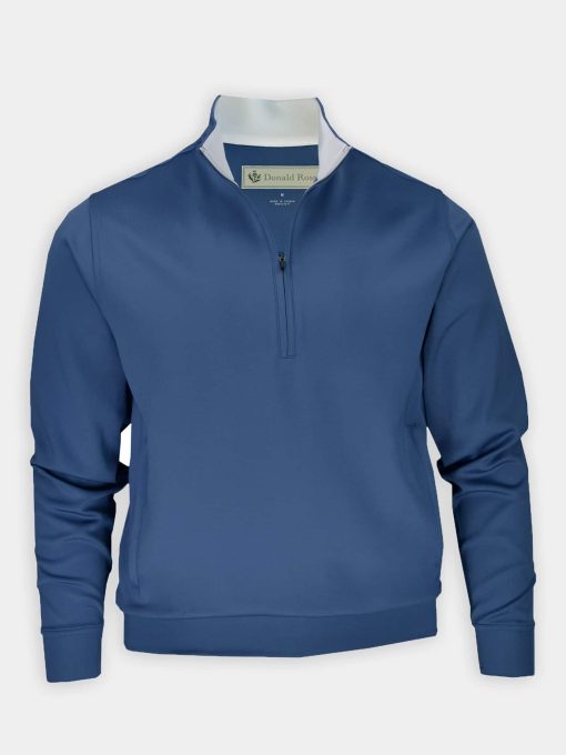 Krønike Tomhed genetisk Original Links Half Zip Golf Pullover | Black | Donald Ross Sportswear