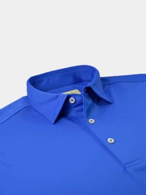 Solid Self Collar Performance Jersey - Royal DR076SC-MSP-440
