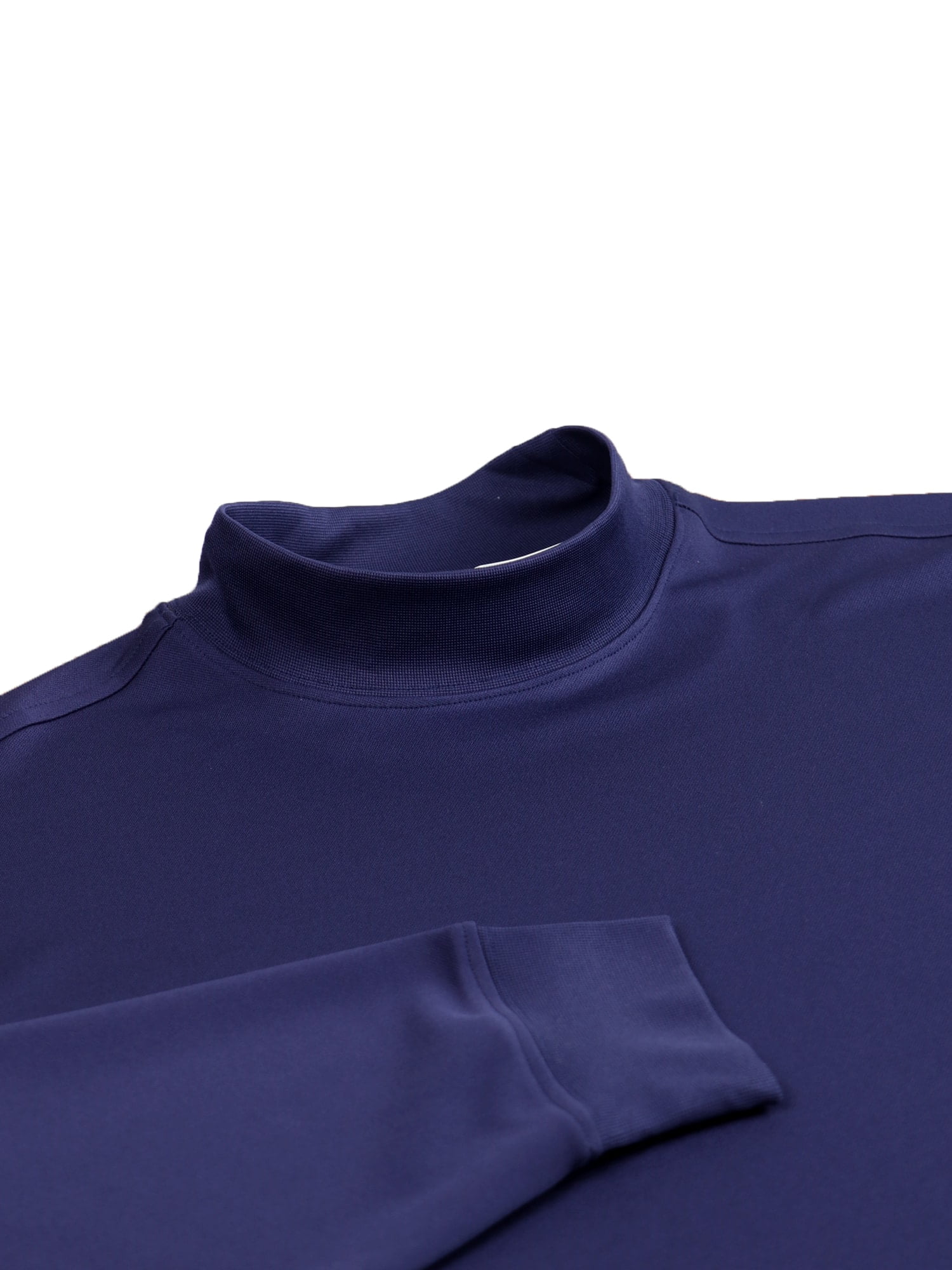 Download Long Sleeve Mock Neck Jersey - Navy - Donald Ross Sportswear