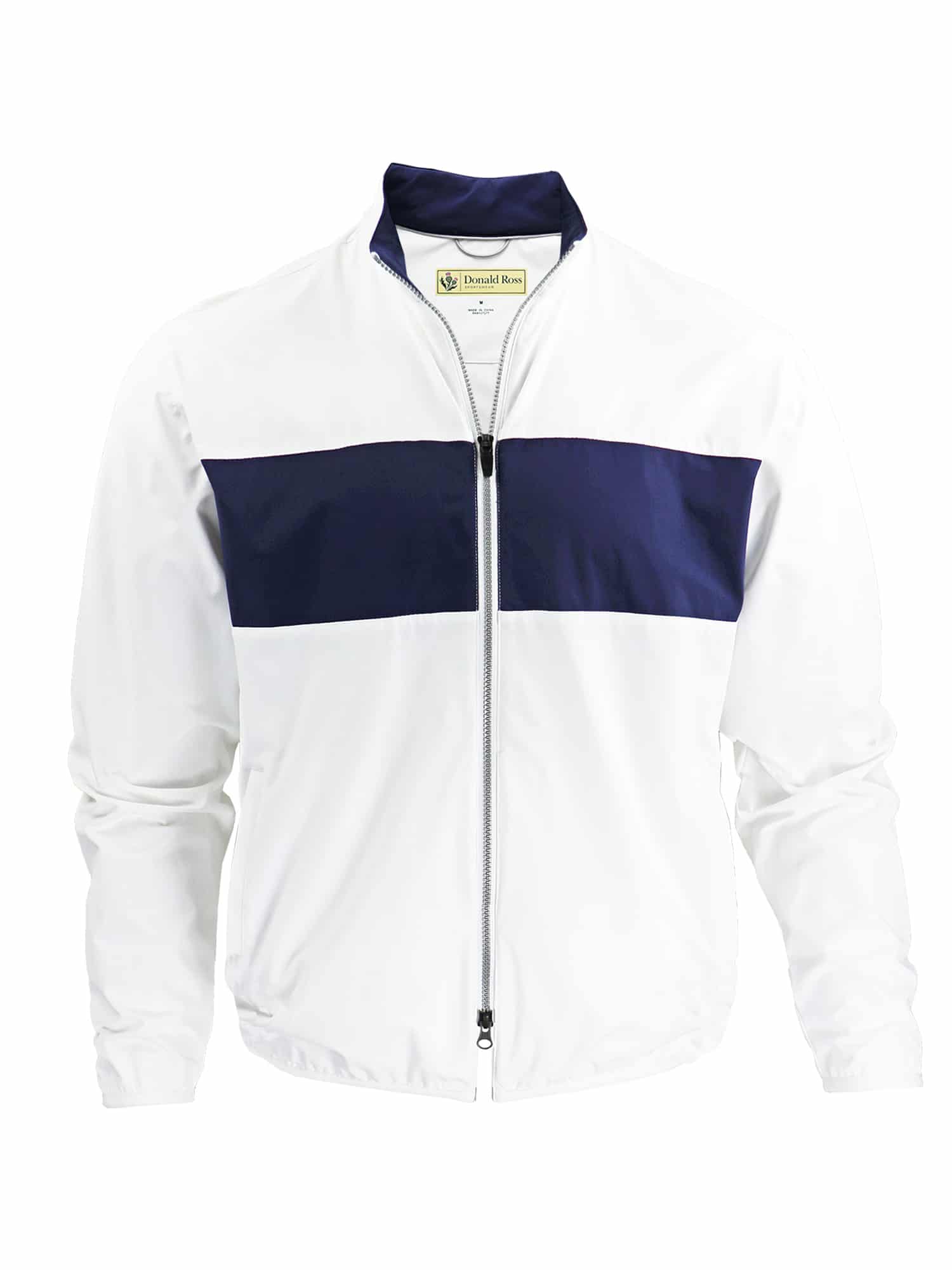 mens white golf jacket