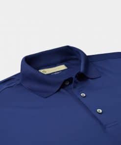Solid Performance Pique Knit Collar - Navy DR015-MSP-400_1