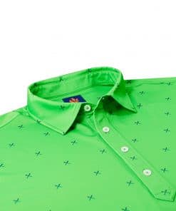 Golf Polos and Shirts For Men- Oar Print