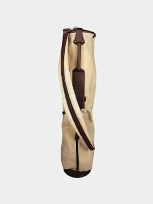 Waxed Canvas Golf Bag - Cream Tan-bag