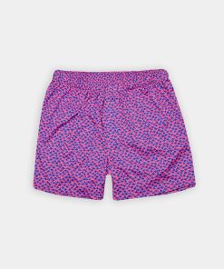 Palm Tree Print Boxer Short - Pinkberry/Royal DRP038BX-121-507 copy
