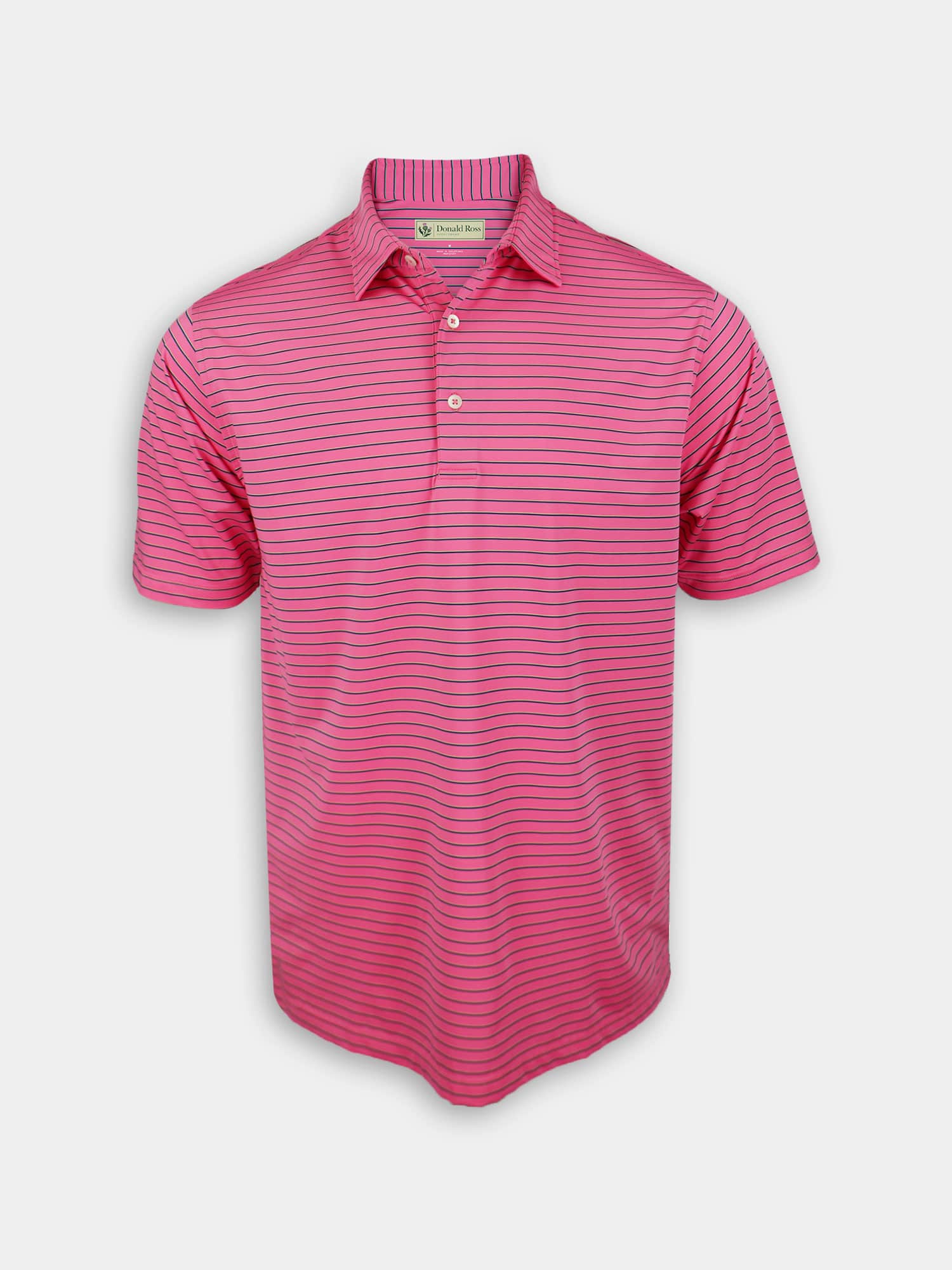 Men's Shadow Stripe Golf Polo | Classic Fit | Donald Ross Sportswear