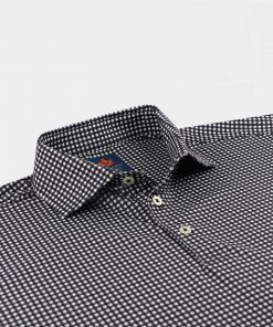 Golf Polo and Shirts For Men- Gingham Print