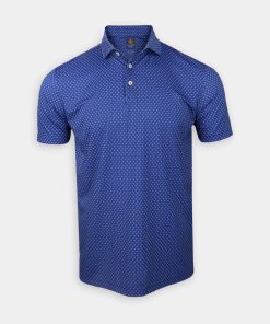 Men's Golf Polo - Diamond Print