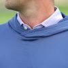 Men's Waffle Fleece Hoodie - Navy 3