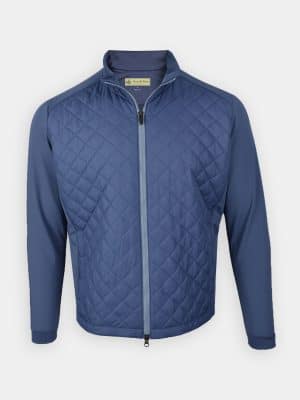 Men's Fusion Golf Jacket - Steel Blue