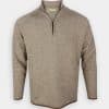 Men's Fleece Golf Pullover - Oat