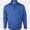 Men's Fleece Golf Pullover - Azure