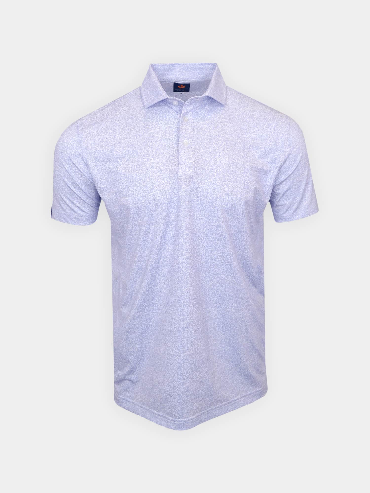 Men's Squiggles Print Polo - Sport Fit - Donald Ross Sportswear