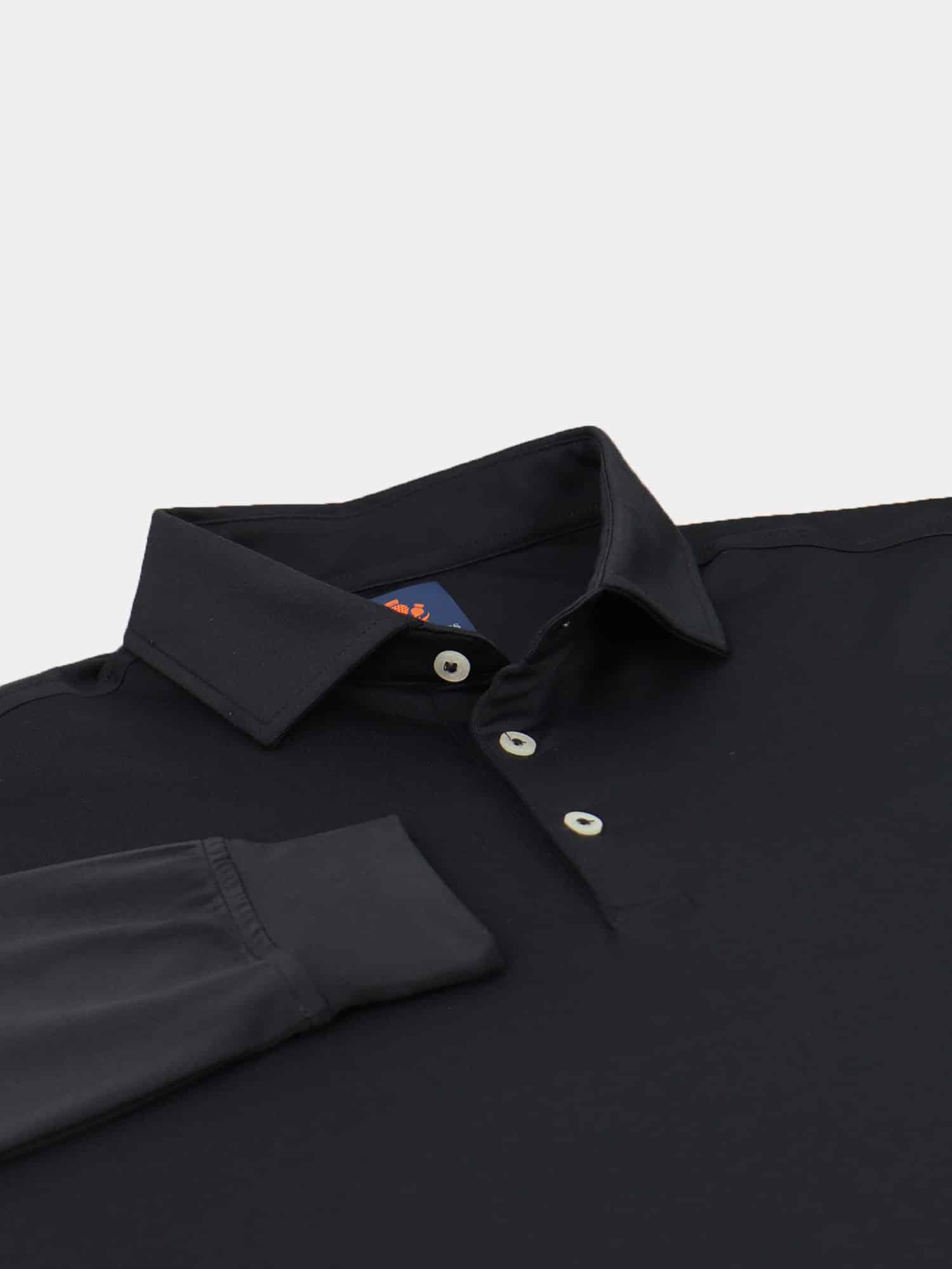 Long Sleeve Golf Polo - Sport Fit - Donald Ross Sportswear