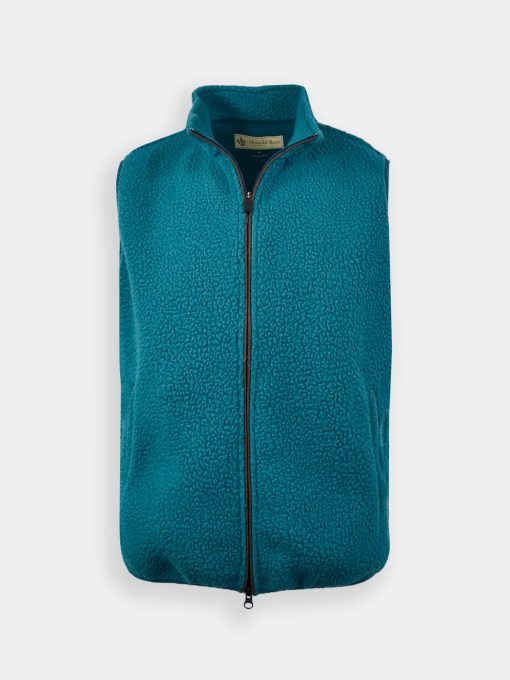 Essentials Women's Classic-Fit Long-Sleeve Quarter-Zip Polar Fleece  Pullover Jacket Polyester Blue Heather 6X 