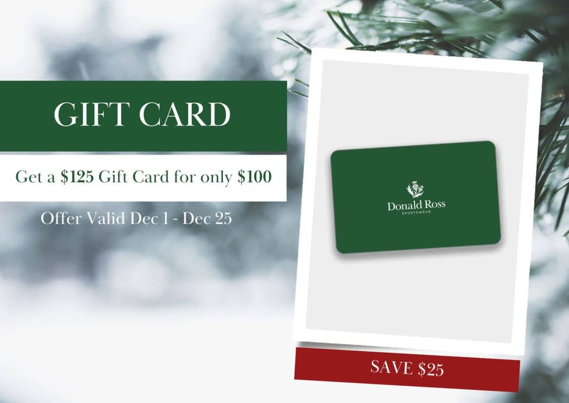 Donald Ross Gift Card Promotion