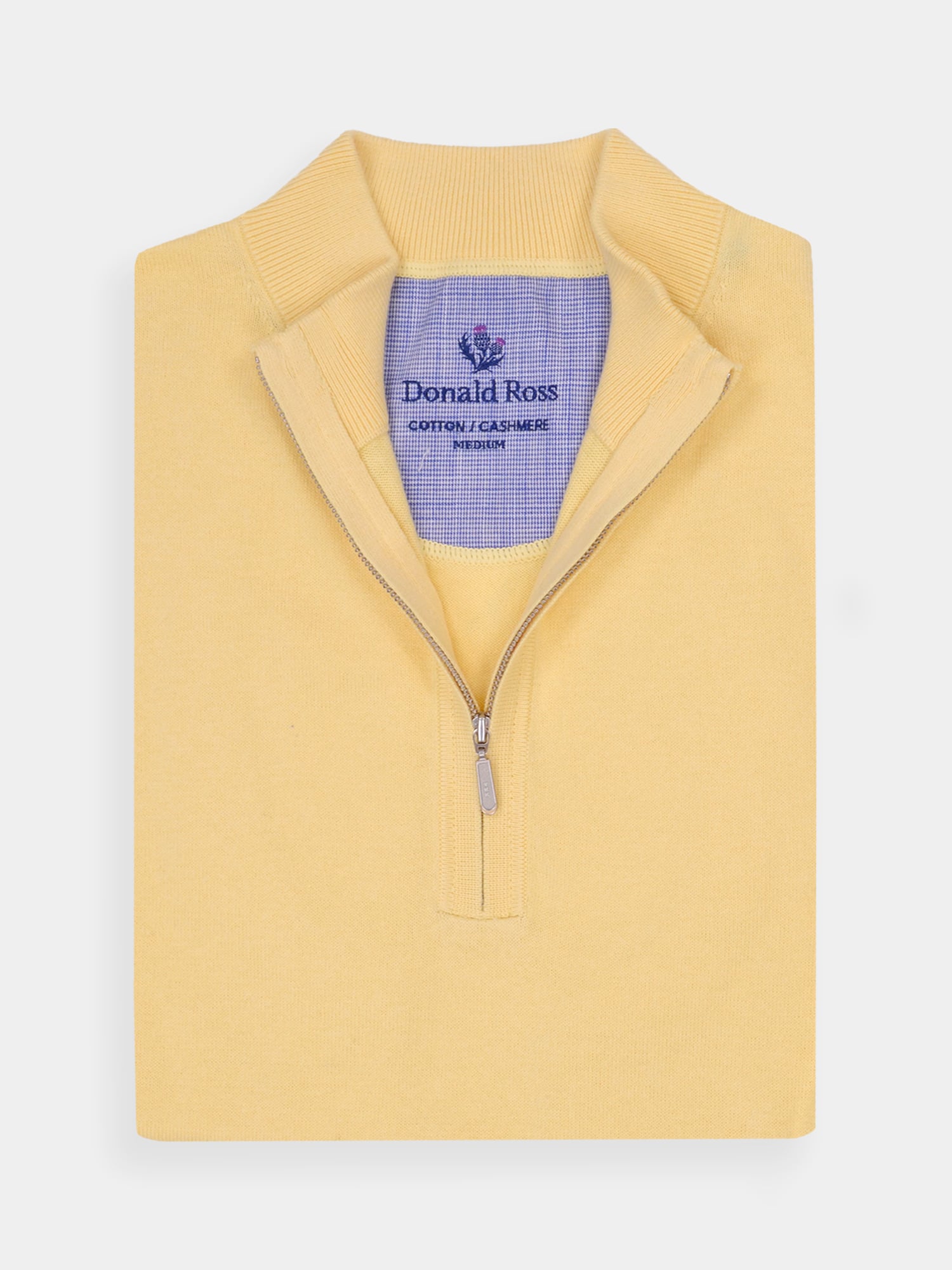 Men's 1/2 Zip Sweater Vest - Sport Fit - Donald Ross Sportswear